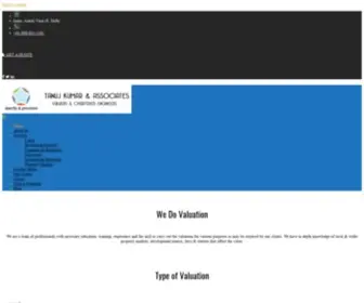 Valuer.co.in(Tanuj Kumar & Associates) Screenshot