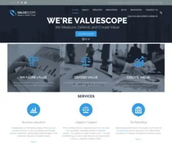 Valuescopeinc.com(A fairness opinion from ValueScope) Screenshot