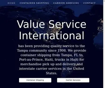 Valueserviceinternational.com(Value Service International) Screenshot