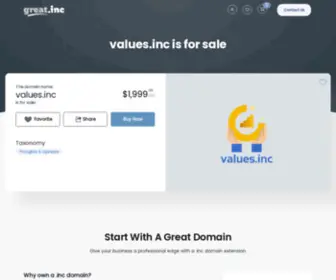 Values.inc(Every great company starts with a great name) Screenshot