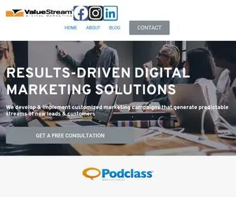 Valuestream.com(Digital Marketing Agency San Diego) Screenshot