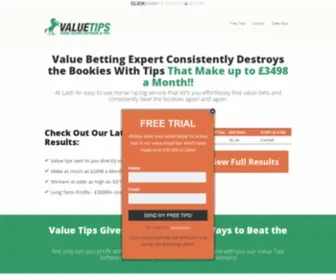 Valuetips.co.uk(Valuetips) Screenshot