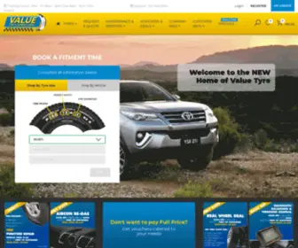 Valuetyre.co.za(Value Tyre) Screenshot