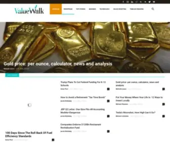 Valuewalk.com(Learn About Personal Finance & Stock Market News) Screenshot