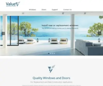 Valuewindowsdoorshouston.com(Value Windows and Doors) Screenshot