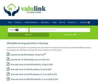 Valulink.co.za(Property for sale Midrand & Sandton) Screenshot