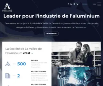 Valuminium.ca(Accueil) Screenshot