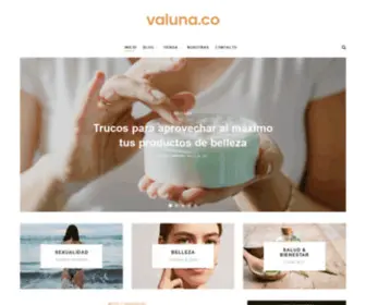 Valuna.co(Tienda en línea de maquillaje y ropa en Colombia) Screenshot