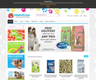 Valupets.com(Valupets Discount Pet Supplies & Accessories) Screenshot