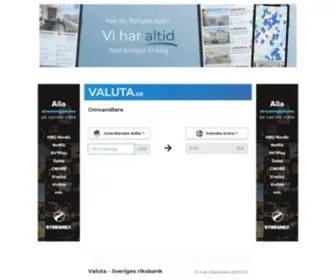 Valuta.se(Valutaväxlare) Screenshot