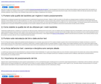 Valutazionesito.it(Link Building) Screenshot