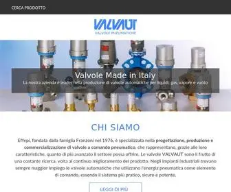 Valvaut.com(Produzione Valvole Pneumatiche Bologna) Screenshot