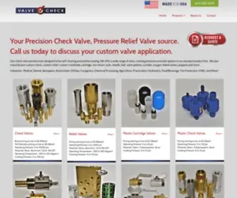 Valvecheckinc.com(Valve Check) Screenshot