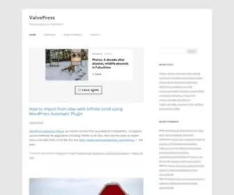 Valvepress.com(Essential plugins for WordPress) Screenshot