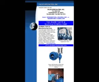 Valvespecialties.com(RED VALVE) Screenshot