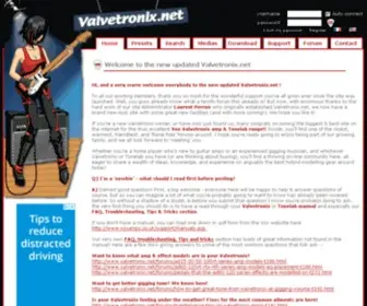 Valvetronix.net(Accueil) Screenshot