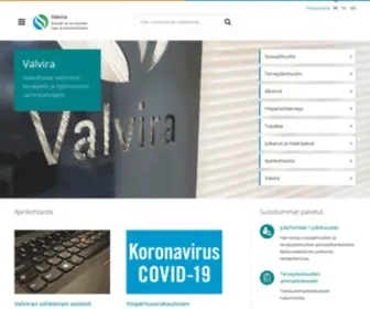 Valvira.fi(Etusivu) Screenshot