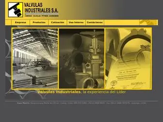 Valvulasindustriales.com(Cañerías) Screenshot