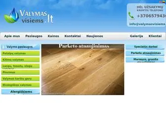 Valymasvisiems.lt(Valymas visiems) Screenshot