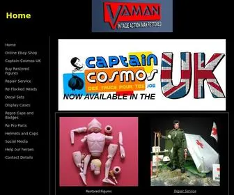 Vaman.co.uk(VAMAN Vintage Action Man Restored) Screenshot