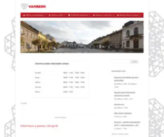 Vamberk.cz(Oficiální) Screenshot