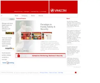 Vamcom.com(New jersey branding agency) Screenshot