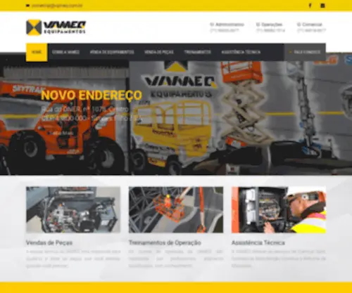 Vameq.com.br(VAMEQ Equipamentos) Screenshot