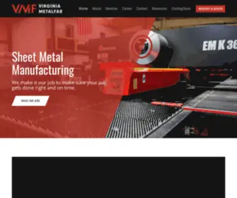 Vametalfab.com(Virginia MetalFab) Screenshot