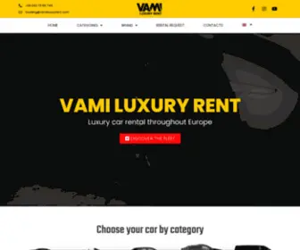 Vamiluxuryrent.com(Vami Luxury Rent) Screenshot