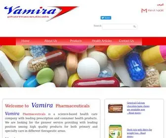 Vamirapharma.com(Vamira Pharmaceuticals) Screenshot