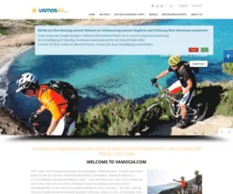 Vamos24.com(Mountainbike Mallorca Verleih) Screenshot