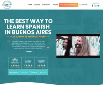 Vamospanish.com(Learn Spanish in Buenos Aires) Screenshot