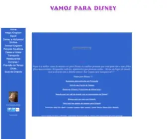 Vamosparadisney.com.br(Vamos para Disney) Screenshot