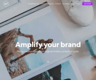 Vamp-Brands.com(Influencer Marketing Platform) Screenshot