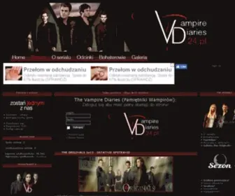 Vampirediaries24.pl(Vampirediaries 24) Screenshot