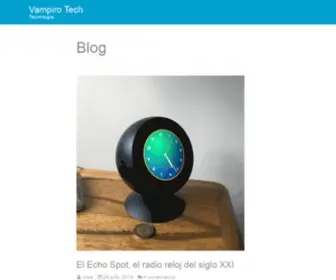 Vampiro.com.ar(Tecnología) Screenshot