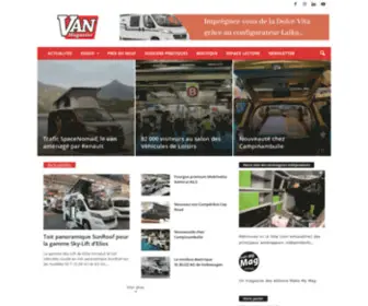 Van-Magazine.fr(Le premier magazine consacré aux vans et fourgons aménagés en camping) Screenshot