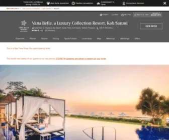 Vanabellekohsamui.com(Koh Samui Luxury Resorts) Screenshot