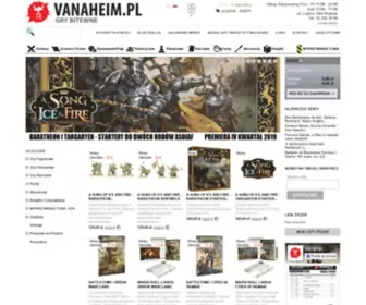 Vanaheim.pl(Sklep z grami bitewnymi) Screenshot