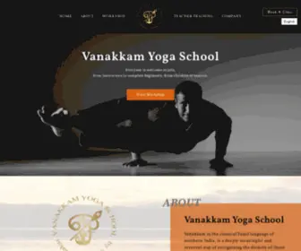 Vanakkamyogaschool.com(Vanakkam Yoga School) Screenshot