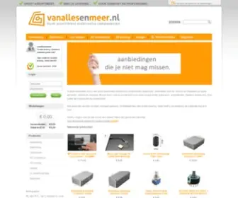 Vanallesenmeer.nl(Groot assortiment elektronica componenten waaronder Adafruit) Screenshot