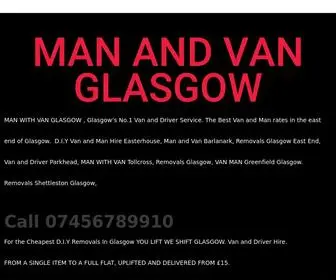 Vanandmanglasgow.com(Van and man Glasgow) Screenshot