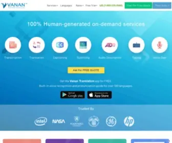 Vananservices.com(Ultimate Destination for Online Services) Screenshot
