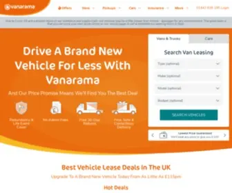 Vanarama.co.uk(Vehicle Leasing) Screenshot