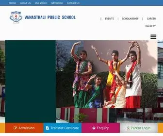 Vanasthalipublicschool.in(Vanasthali Public School) Screenshot