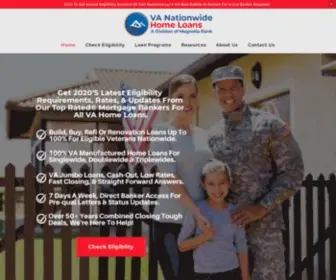 Vanationwide.com(#1 VA Home Loan Lender All 50 States) Screenshot