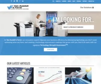 Vanausdall.com(Providing Business & Office Technology Solutions for Companies) Screenshot