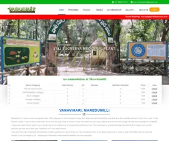 Vanavihari.com(Community based Eco) Screenshot