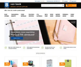 Vanbeekdesign.nl(Van Beek Design & Office Supplies) Screenshot