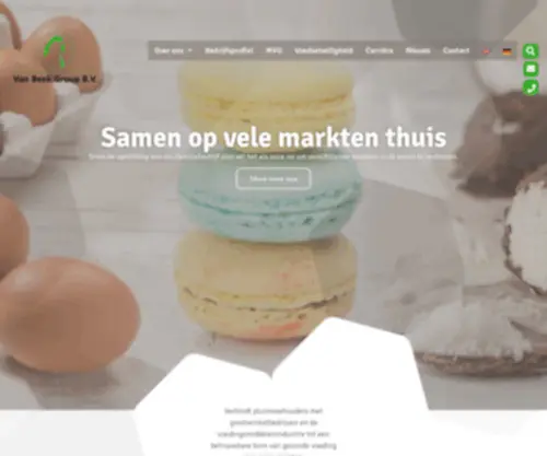 Vanbeekgroup.nl(Welkom bij de Van Beek Group) Screenshot